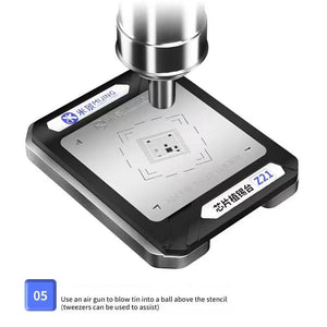 ORIWHIZ Z21 8 In 1 IC CPU Reballing Platform for A8 A9 A10 A11 A12 A13 A14 A14S Repair Kit With Stencil - Oriwhiz Replace Parts