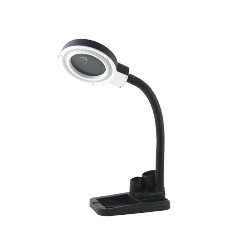 Lampe Loupe De Bureau, Col De Cygne Flexible à 360 Degrés LED 5X