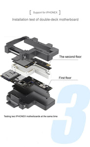 Qianli iSocket for iPhone X/XS/XSMAX Logic Board Function Diagnostic Quick Tester Phone Repair Motherboard Test Fixture - ORIWHIZ