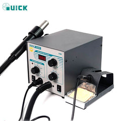 QUICK 706w+ 2 In 1 digital SMD BGA Rework Station Hot Air Gun Desoldering rework Station for Phone Repair Welding Tool - ORIWHIZ