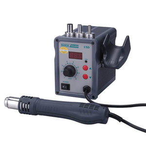 QUICK 858D 110V/220V LED Digital ESD Rework Station Adjustable Hot Air Heat Gun 700W Air Soldering Station - ORIWHIZ