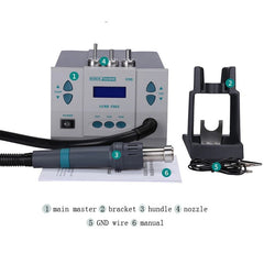 Quick 861DW 110v 220v Hot Air Rework Station Motherboard Soldering Repair Tool For Mobile Phone Repair - ORIWHIZ