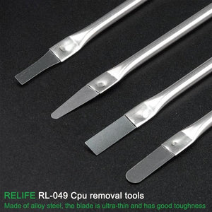 RELIFE RL-049 CPU Dedicated Disassembly Tool Cutter Alloy Steel Ultra-thin Wear-resistant for Iphone Ipad Laptop LCD Removal - ORIWHIZ