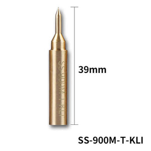 SAYTL 900M-T Copper Soldering Iron Tips High Quality Lead-free Welding tip For 936/937/938/969/8586/852D Soldering Station - ORIWHIZ