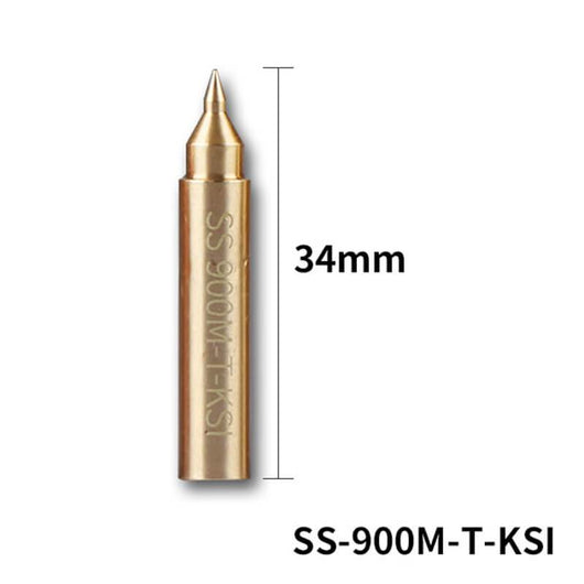 SAYTL 900M-T Copper Soldering Iron Tips High Quality Lead-free Welding tip For 936/937/938/969/8586/852D Soldering Station - ORIWHIZ