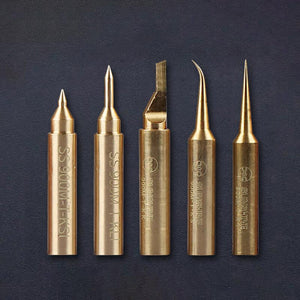 SAYTL 900M-T Copper Soldering Iron Tips High Quality Lead-free Welding tip For 936/937/938/969/8586/852D Soldering Station - ORIWHIZ