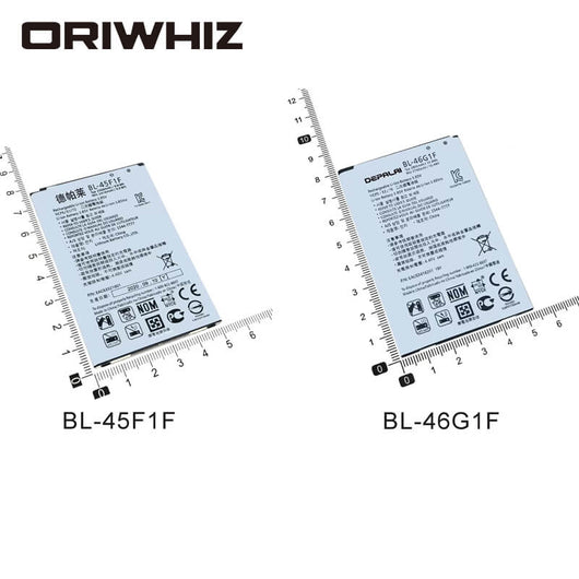 Suitable for BL-45F1F BL-46G1F battery k8 K4 K3 M160 Aristo MS210 X230K M160 X240K K20 TP260 K425 K428 K430H K10 K20Plus mobile phone battery - ORIWHIZ