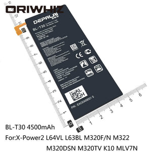 Suitable for BL-T22 BL-T23 BL-T24 BL-T30 Zero battery H650 H740 F620 LS675 X-Cam K580 F690 X-Power 2 K220 L64VL L63BL M320F M322 K10 - ORIWHIZ