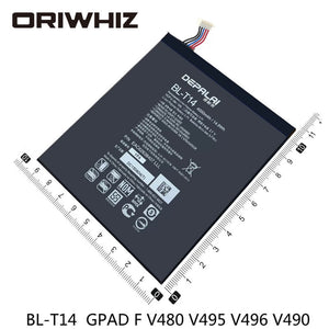 Suitable for BL-T31 BL-T12 BL-T14 Gpad battery 7.0 V400 V410 GPAD G PAD F V480 V495 V496 V490 F2 8.0 LK460 Sprint Li-ion battery replacement - ORIWHIZ