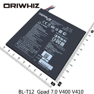 Suitable for BL-T31 BL-T12 BL-T14 Gpad battery 7.0 V400 V410 GPAD G PAD F V480 V495 V496 V490 F2 8.0 LK460 Sprint Li-ion battery replacement - ORIWHIZ