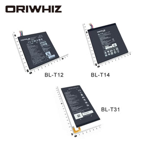 Suitable for BL-T31 BL-T12 BL-T14 Gpad battery 7.0 V400 V410 GPAD G PAD F V480 V495 V496 V490 F2 8.0 LK460 Sprint Li-ion battery replacement - ORIWHIZ