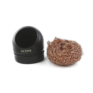 SUNSHINE SS-599B Electric Soldering Iron Tip Cleaner Remove Tin Copper Wire Ball High Temperature Cleaning Ball Quickly reapir - ORIWHIZ