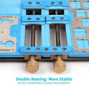 SUNSHINE SS-601J Universal Fixture platform Double Bearing Stable For IPhone PCB Mainboard BGA Repair Fixture Soldering Tool - ORIWHIZ