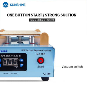 SUNSHINHE S-918K High Quality With Low Price Heating Plate Vacuum LCD REPAIR Separator Machine - ORIWHIZ