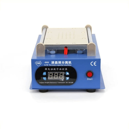 TBK 988 LCD Separator Repair Machine 7 inch with Built-in Air vacuum Pump 220V or 110V for mobiles screens repair - ORIWHIZ