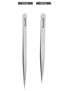 Tweezers QIANLI YX-01 YK-02 0.1mm Flying Wire Non-Magnetic Stainless Steel Anti-Rust And Anti-Vorrosion FX-03 FK-04 0.15mm - ORIWHIZ