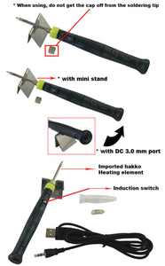 Usb Mobile Phone Soldering Iron Kit With Internal Heat Element - ORIWHIZ