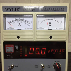 WYLIE 1503D+ Test Regulated Power Supply DC Power Supply 220V 15V 3A For phone computer repair - ORIWHIZ