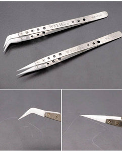 WYLIE Ceramic Tweezers Pure Manual Grinding Antistatic Diamagnetism Short Circuit Prevention High Temperature Resistance - ORIWHIZ