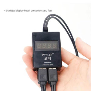 WYLIE DC Power Supply Cable Mobile Phone Battery Boot Repair Line Power Supply Test Cable for iPhone Android Phones - ORIWHIZ