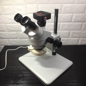 WYLIE trinocular microscope synchronous true trinocular electron microscope Mobile phone maintenance Ultra HD continuous zoom - ORIWHIZ