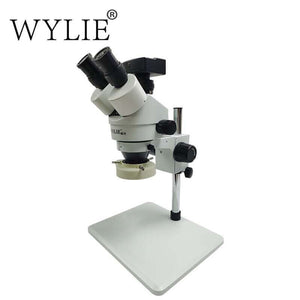 WYLIE trinocular microscope synchronous true trinocular electron microscope Mobile phone maintenance Ultra HD continuous zoom - ORIWHIZ